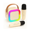 Caixinha de Som Karaokê com Microfones sem Fio - Arteirinhos