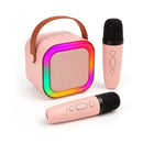 Caixinha de Som Karaokê com Microfones sem Fio - Arteirinhos