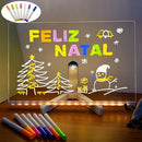 Lousa Mágica de Desenho com Luz LED