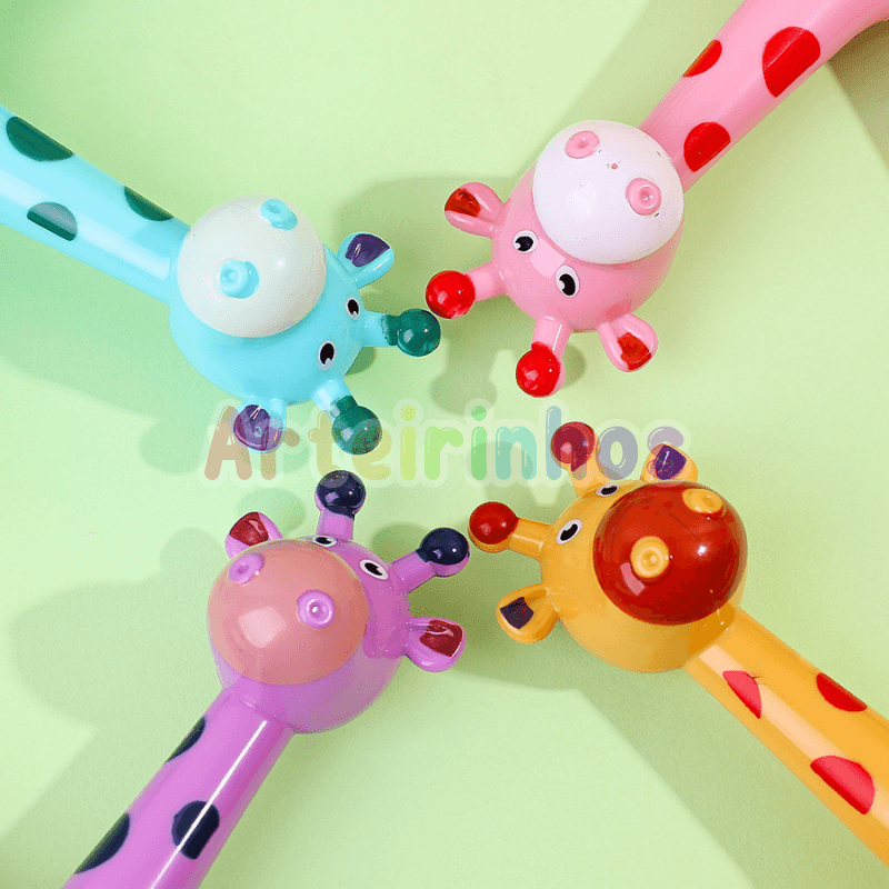Girafas Divertidas Arteirinhos (Kit 4)