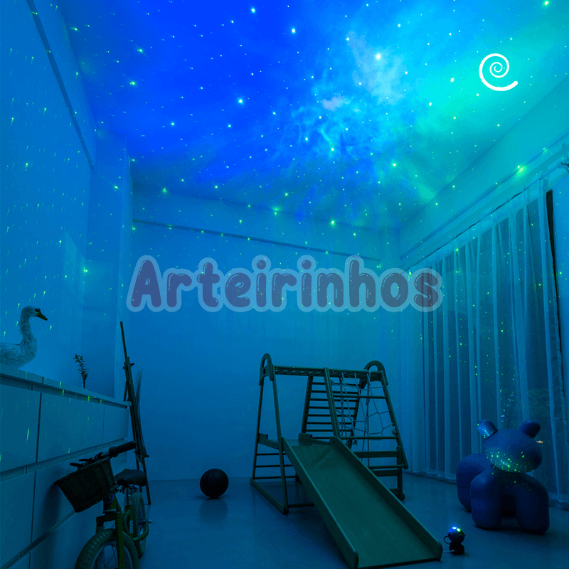 Projetor Astronauta Estrelar Arteirinhos