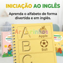 Kit Caligrafia 4 Cadernos + 7 Acessórios