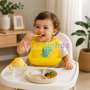 Babador de Silicone Impermeável Infantíl