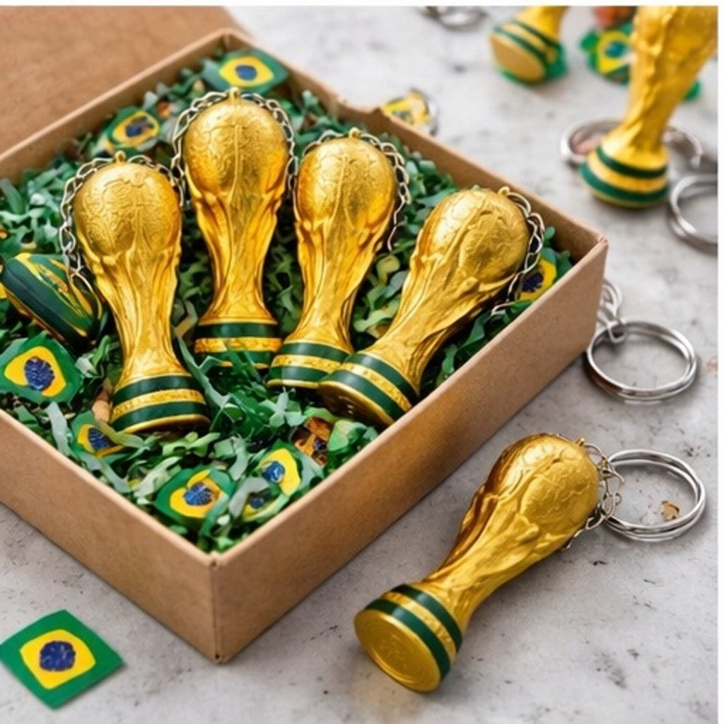 Caixa de presente com 4 troféus