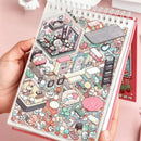 Caderno de Adesivos 3D - 8 Cenários