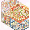 Caderno de Adesivos 3D - 8 Cenários