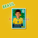 Figurinha personalizável Copa Do Mundo 2026