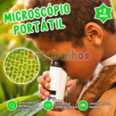 Microscópio Portátil Infantil com Zoom 120x