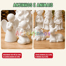 Anjinho de pé, anjinho ajoelhado, ovelhinha e rena