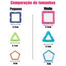 Blocos Criativos Magnéticos de Construção